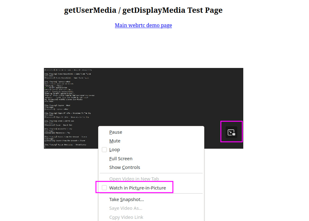 Como abrir o menu de vídeo destacado no Firefox